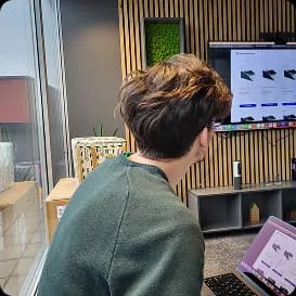 UX-wireframe-koncept för upptäcktsfasen