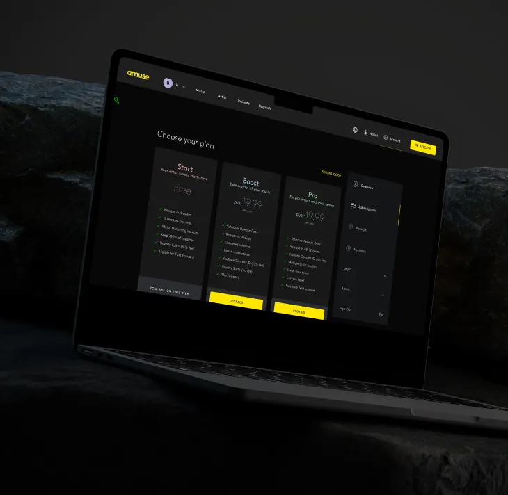 Förhandsvisning av Soundscape på bärbar dator