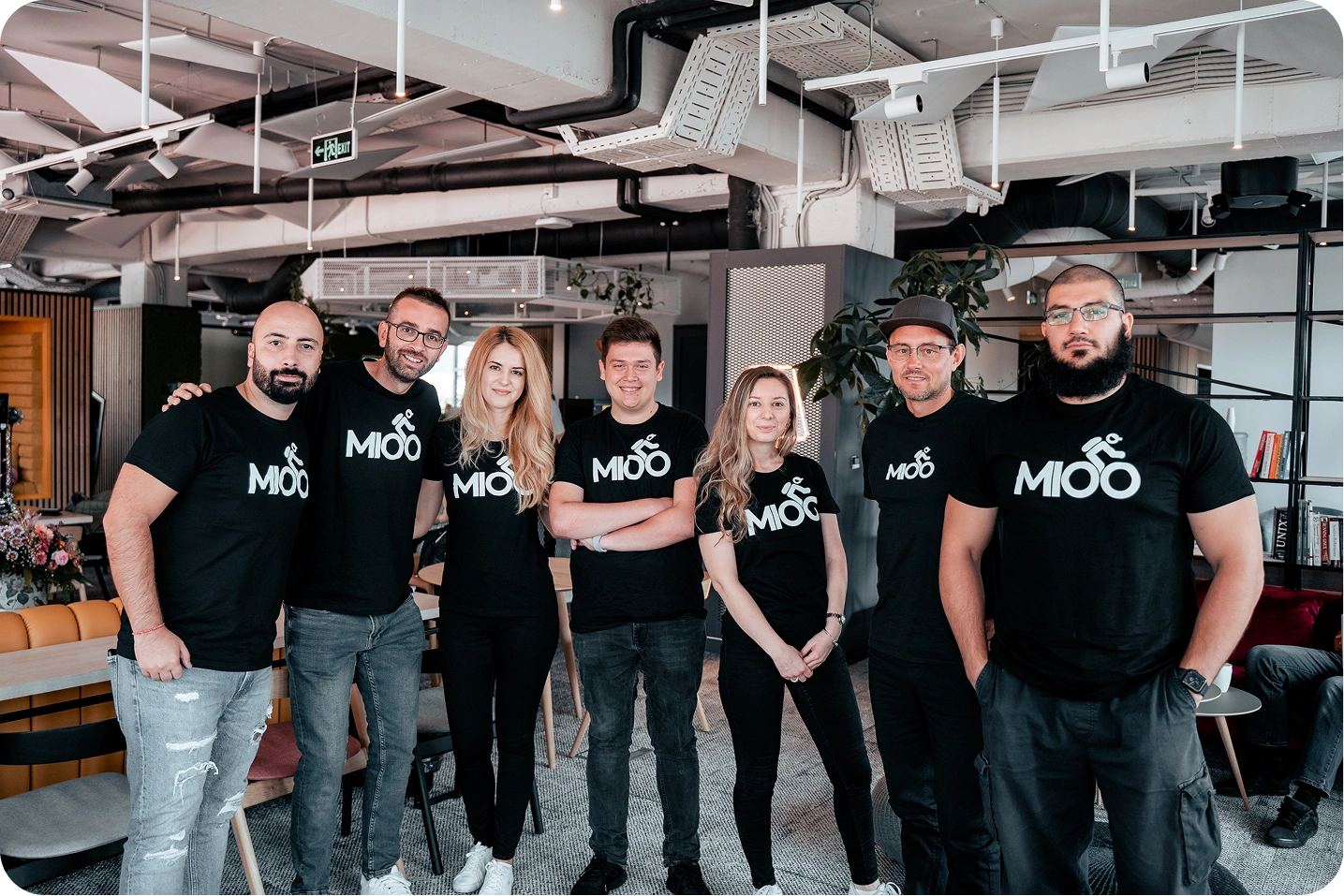 MIOO-teamet på kontoret